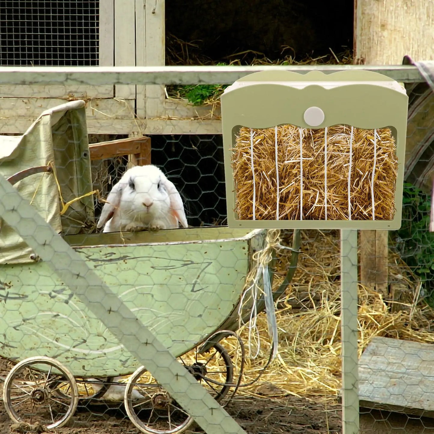 Rabbit Hay Feeder