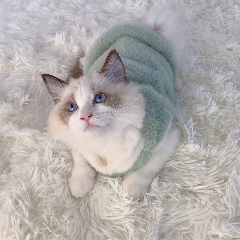 Winter Cat Warm Sweater