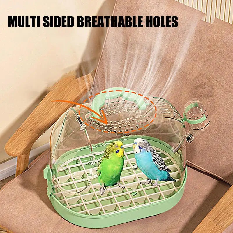 Breathable Bird Carrier Cage