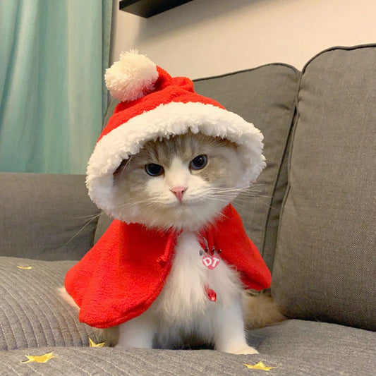 Christmas Cat Santa Elk Costume