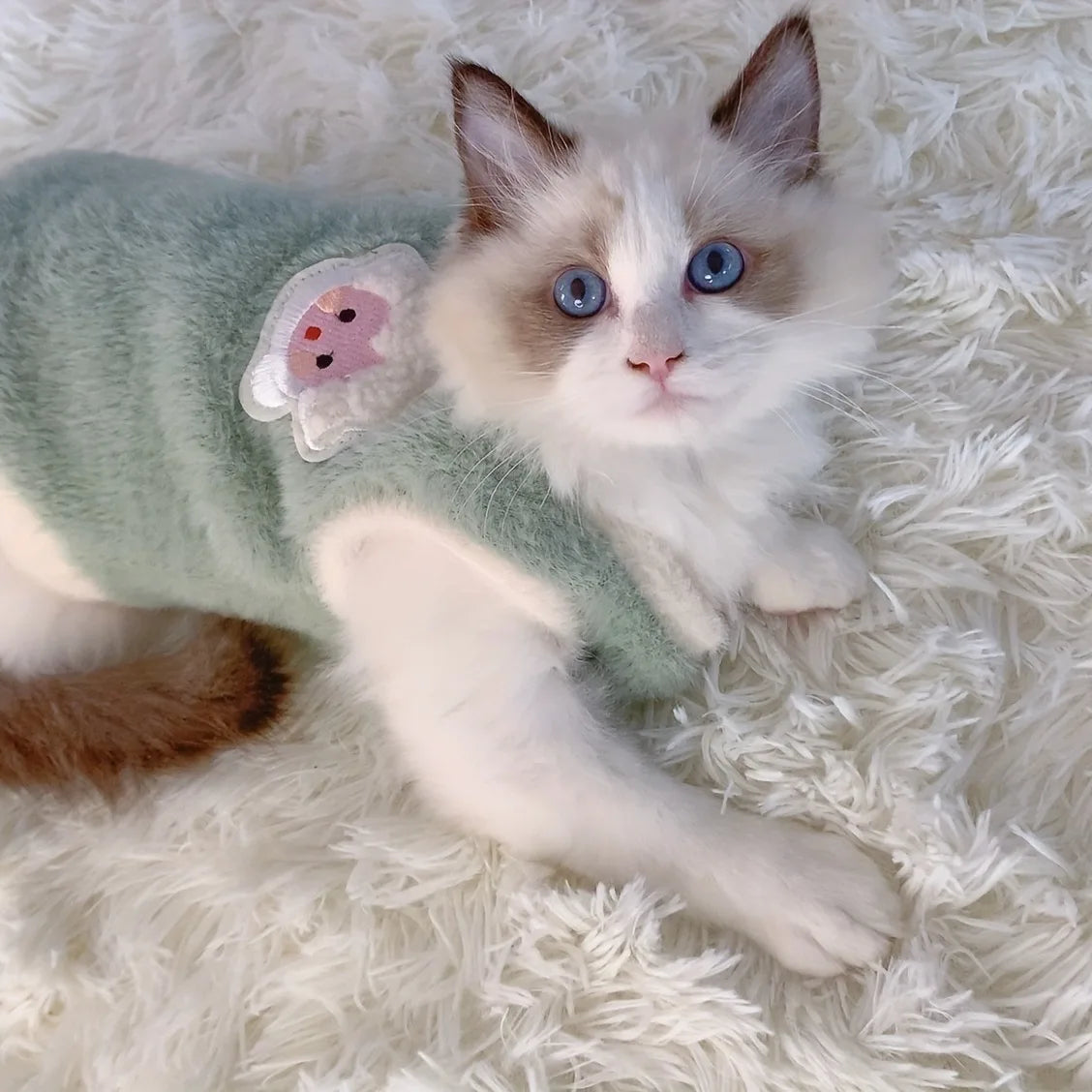 Winter Cat Warm Sweater